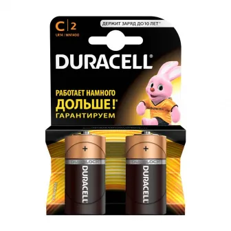 Батарейки C - Duracell 2шт 
