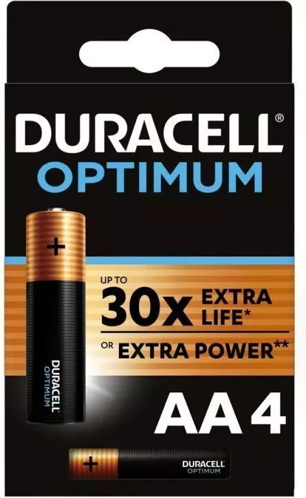 Батарейки АА "Duracell" Optimum (4шт)