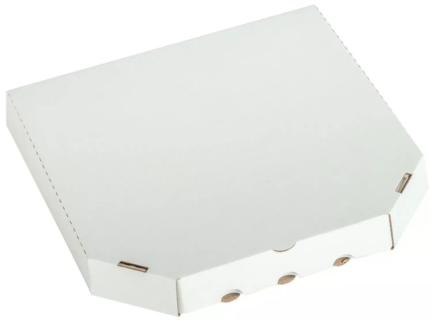 Коробка для пиццы 30х30 Белый / Крафт микрогофра (100шт)