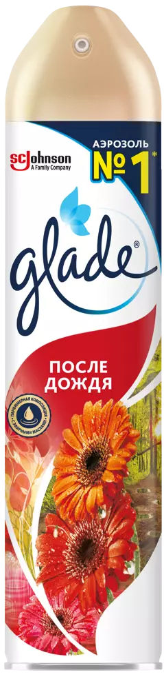 Освежитель воздуха Glade 300мл После дождя (12шт-уп)