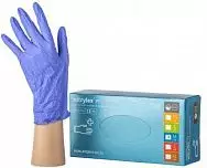 Перчатки Нитриловые фиолетовые "Mercator" - XL (50пар) 2