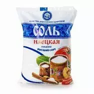 Соль пищевая помол № 1 высший сорт м/у ГОСТ Илецкая 1 кг (30шт/упак)